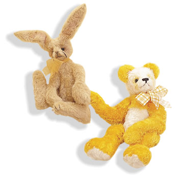 Exclusive to Natural Home readers are these eco-friendly bear and hare heirloom collectibles. A limited edition of 30 each will be hand-crafted by Mary Pugmire of The Bearpatch Collection. To order, see page 94. Partial sales proceeds will be donated to The BEAR Foundation: Bringing Equality And Respect through children’s educational programs.